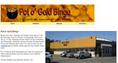 Desktop Screenshot of pot-o-goldbingo.com